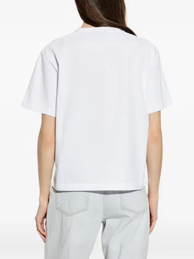 Canada Goose Embossed-logo T-shirt In White