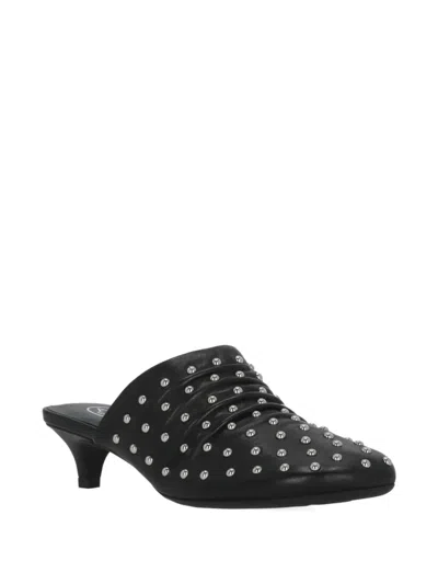Ash Eloise Mules In Black