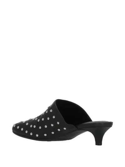 Ash Eloise Mules In Black