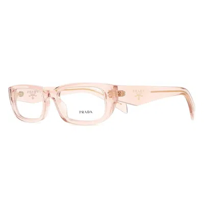 Prada Demo Rectangular Ladies Eyeglasses Pr B05v 19q1o1 54 In Pink