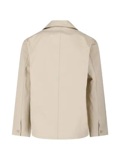 Roy Rogers Logo-patch Jacket In Neutral
