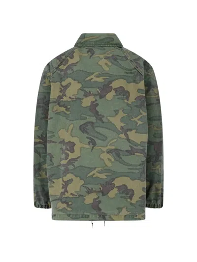 Needles Reversible Camouflage-pattern Jacket In Green