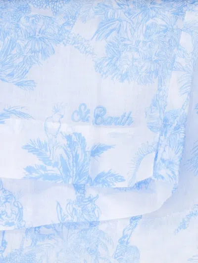 Mc2 Saint Barth Floral-pattern Short In White