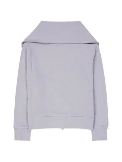 Herno Wide-collar Zip-up Jacket In Multi