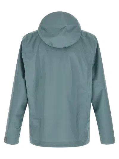 Patagonia Waterproof 3-layer Boulder Fork Jacket With Adjustable Features In Green