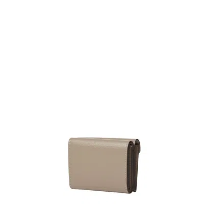 Fendi Diamonds Medium Two-color Wallet In Gray