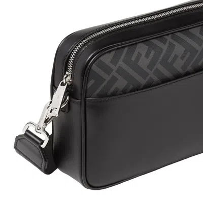 Fendi Adjustable Detachable Shoulder Strap Camera Case In Black
