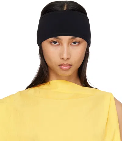 Totême Compact Knit Headband In Black