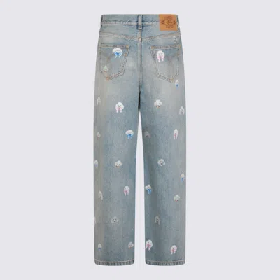 Fiorucci Jeans Blu E Verdi In Multi