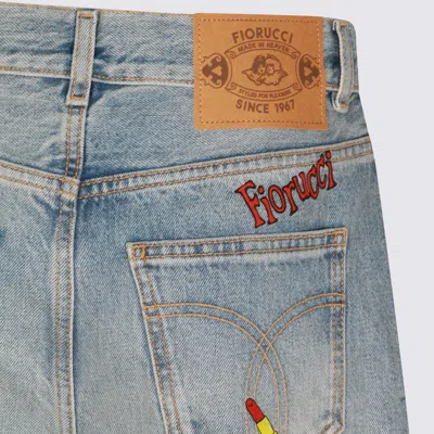 Fiorucci Jeans Blu E Verdi In Multi