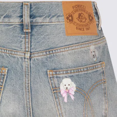 Fiorucci Jeans Blu E Verdi In Multi
