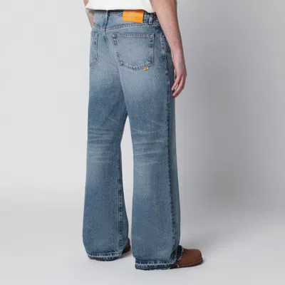 Gallery Dept. Medium Blue Washed-effect Jeans In Blue