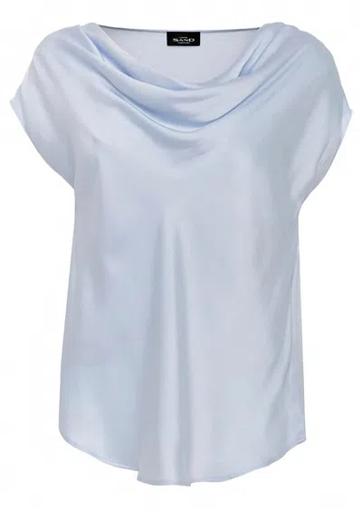 Sand Women's Matt Prosi Drape Silk Blend Top In Light Blue | ModeSens