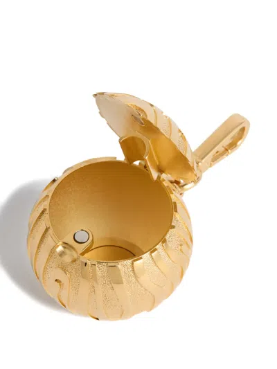 Pucci Ashtray Keychain In Gold