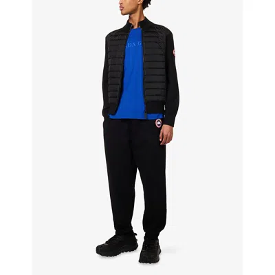 Canada Goose Down-merino Wool Hybridge Puffer Jacket In Black