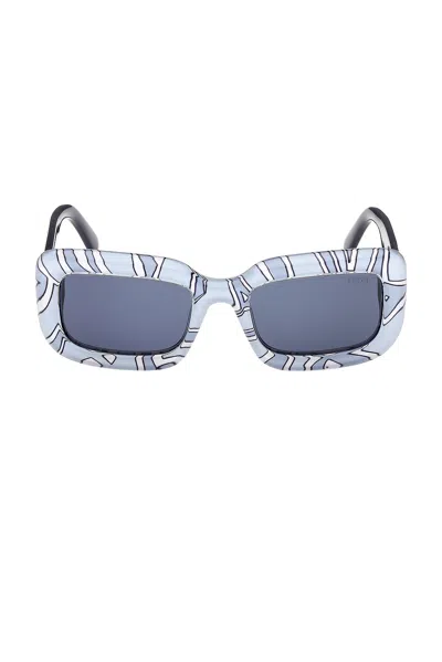 Pucci Rectangular Sunglasses In Gray