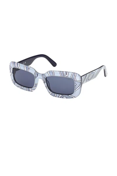 Pucci Rectangular Sunglasses In Gray