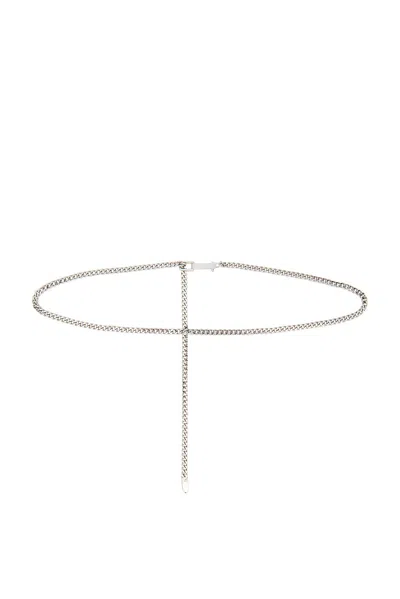 Frame The Chain Belt In Silver