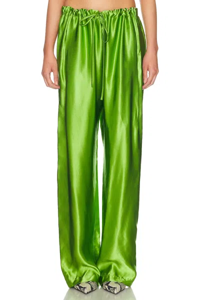 Khaite Palazzo Trousers In Viscose With Drawstring
