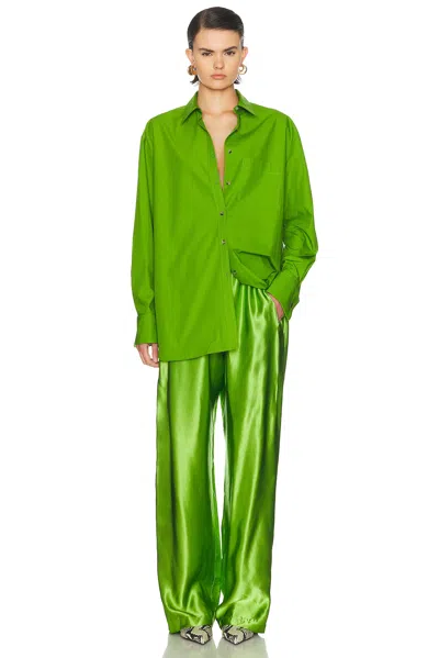 Khaite Palazzo Trousers In Viscose With Drawstring