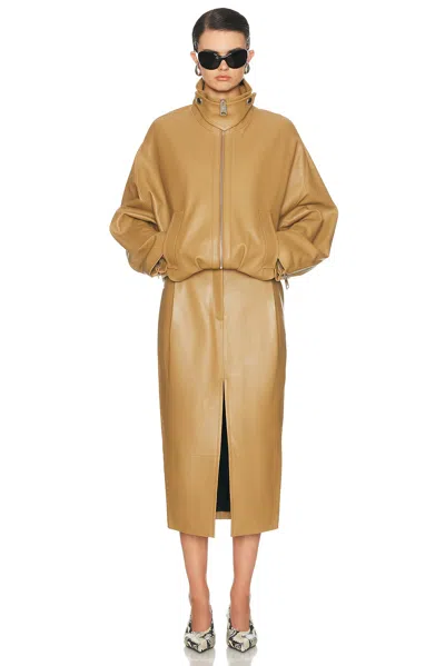 Khaite Hamett Jacket In Brown