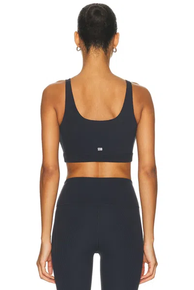 Splits59 Airweight Rib Sports Bra In Black