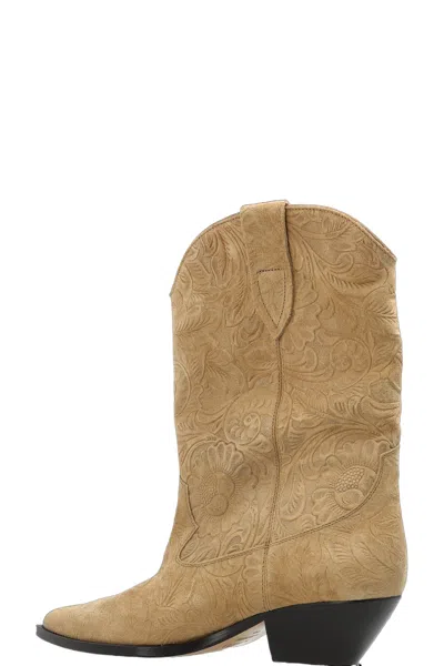 Isabel Marant Pointed-toe Ankle Boots In Multi