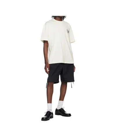 Wooyoungmi Drawstring Cargo Shorts In Black