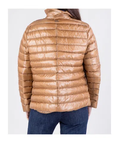 Herno Padded Down Jacket In Brown
