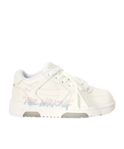 Off-white Leather Sneakers In Multi