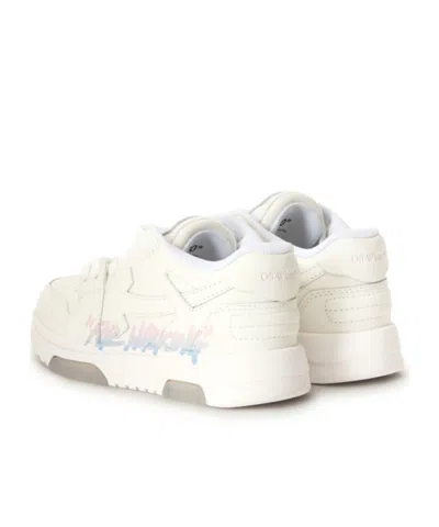Off-white Leather Sneakers In Multi