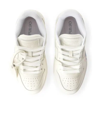Off-white Leather Sneakers In Multi