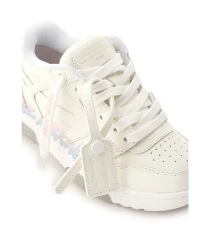Off-white Leather Sneakers In Multi