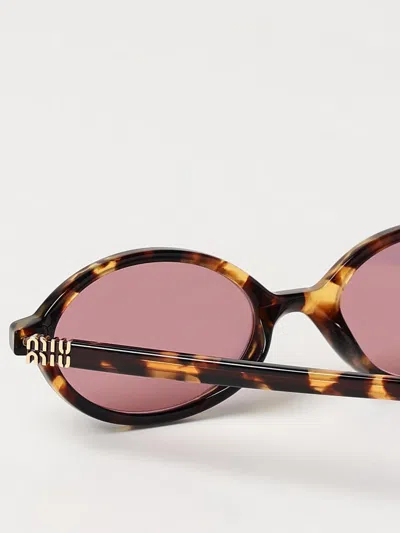 Miu Miu Miumiu 0mu 04zs Miu Regard Vau50d Havana Miele Sunglasses In Orange