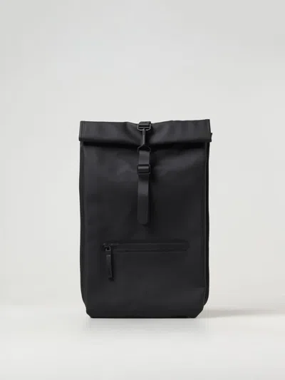 Rains Rolltop Backpack In Black