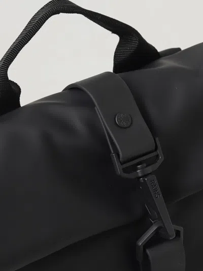 Rains Rolltop Backpack In Black