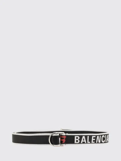 Balenciaga Multicolor Polyester Regular Belt In Black