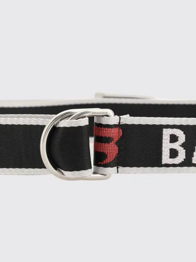 Balenciaga Multicolor Polyester Regular Belt In Black