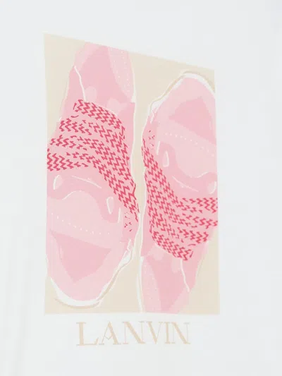 Lanvin Tee Shirt In White