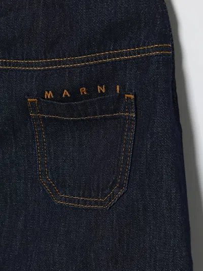 Marni Kids Mg170f Gonna In Blue