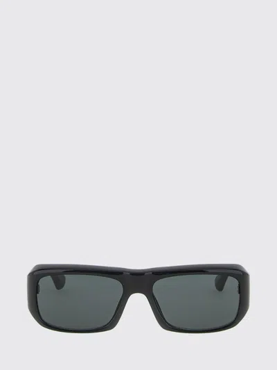 Saint Laurent Sl 869 Rectangular Sunglasses Thick Acetate Frame In Black