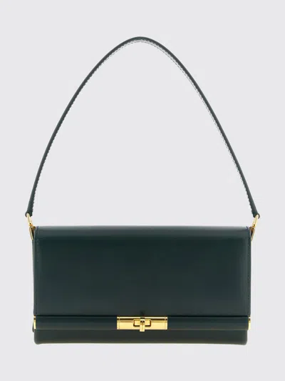 Dolce & Gabbana Marlene Rectangular Shoulder Bag Gold Tone Hardware In Green