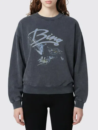 Anine Bing Vintage-inspired Graphic Eagle Sweatshirt In Blue