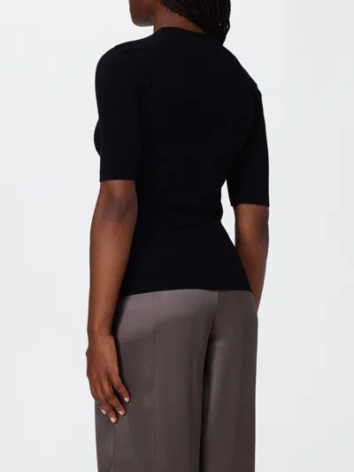 Max Mara Jersey Top In Black