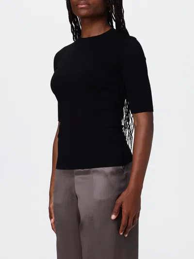 Max Mara Jersey Top In Black