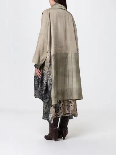 Antonio Marras Patchwork Printed Cape In Gold