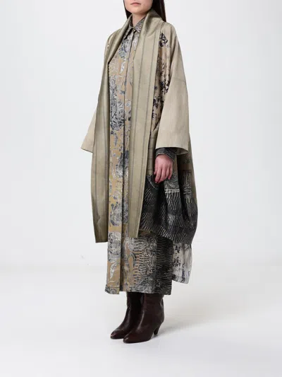 Antonio Marras Patchwork Printed Cape In Gold