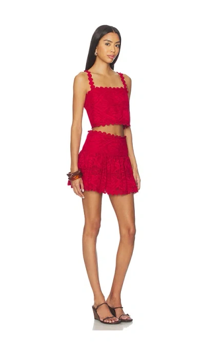 Saylor Mariposa Set In Red