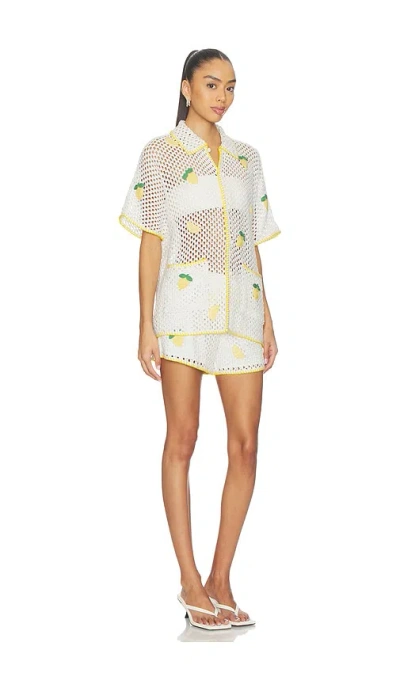 Saylor Blithe Two Piece Set Bright White In White