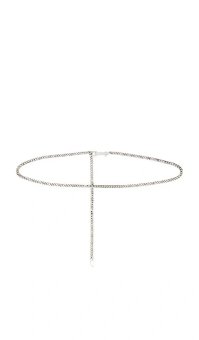 Frame The Chain Belt In Silver